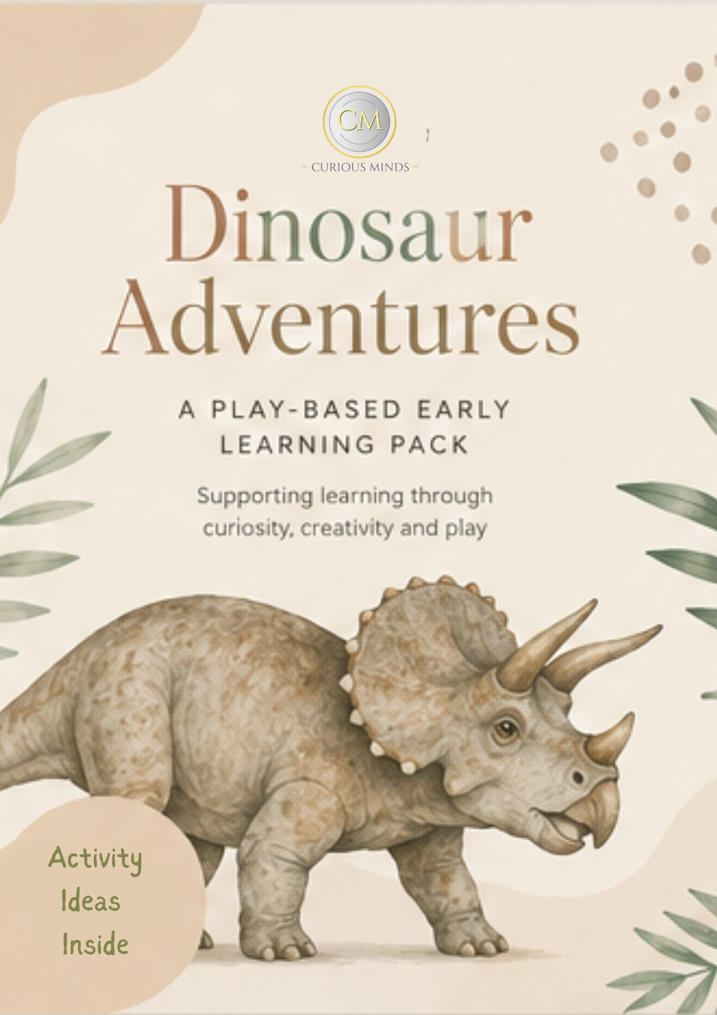 Dinosaur Adventures — Play-Based Early Learning Pack