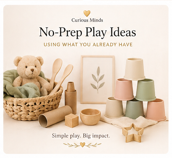 Free No-Prep Play Ideas (Using What You Already Have)