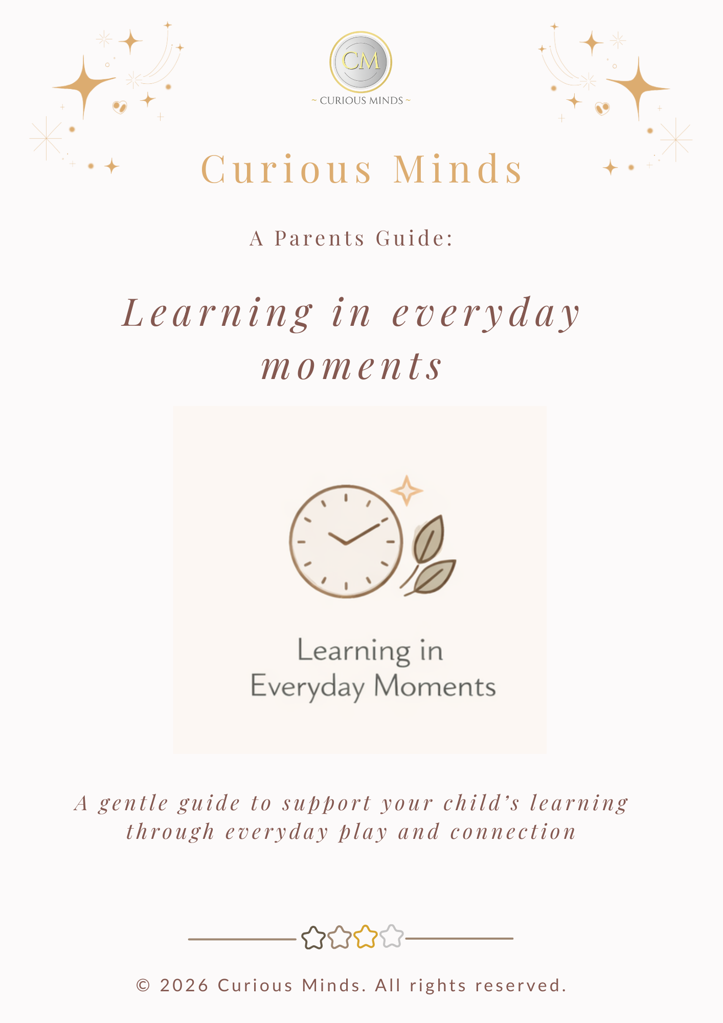 The Play & Learn Journey: A gentle, play-based learning curriculum Bundle for families